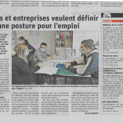 Article ER Projet posture