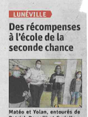 Article remise de chèque FRDT 20-12-21