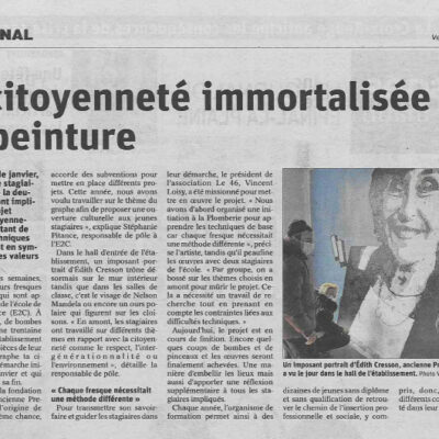 Article vosges matin 28 mai 2121