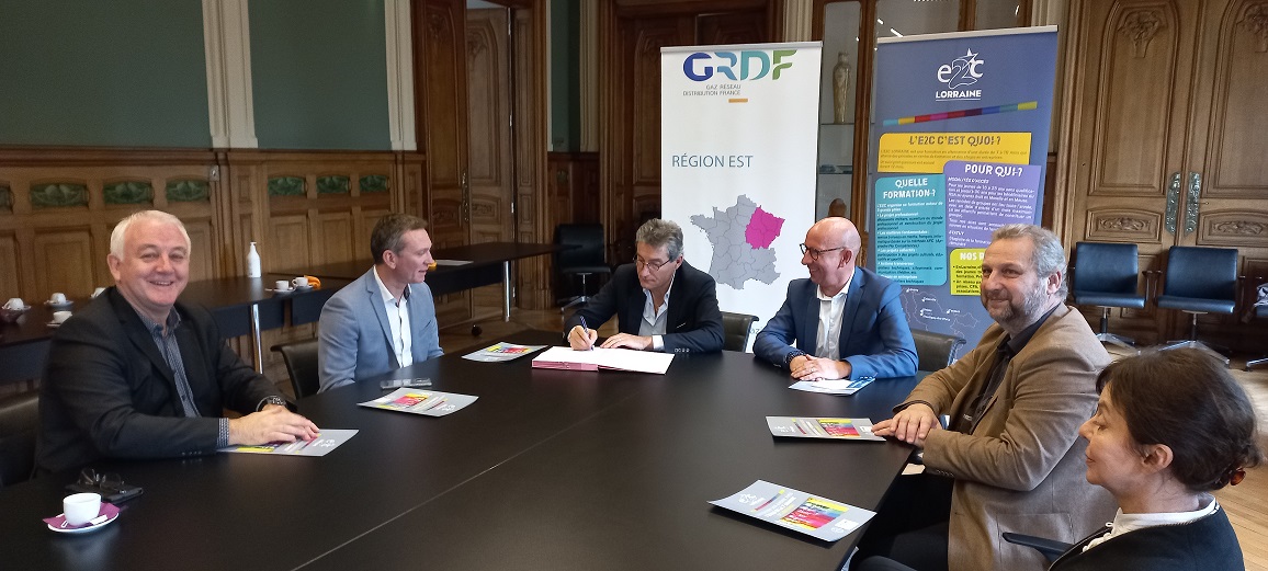 Signature d’une convention de partenariat régionale E2C – GRDF