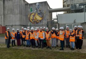 Visite de la centrale thermique à Blénod