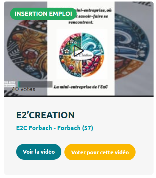 [Festival des mini-entreprises - Présentation de l'E2C Forbach]