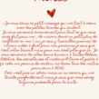 Tout simplement merci…
