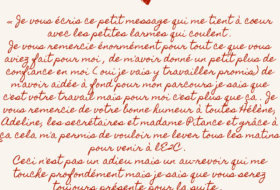 Tout simplement merci…