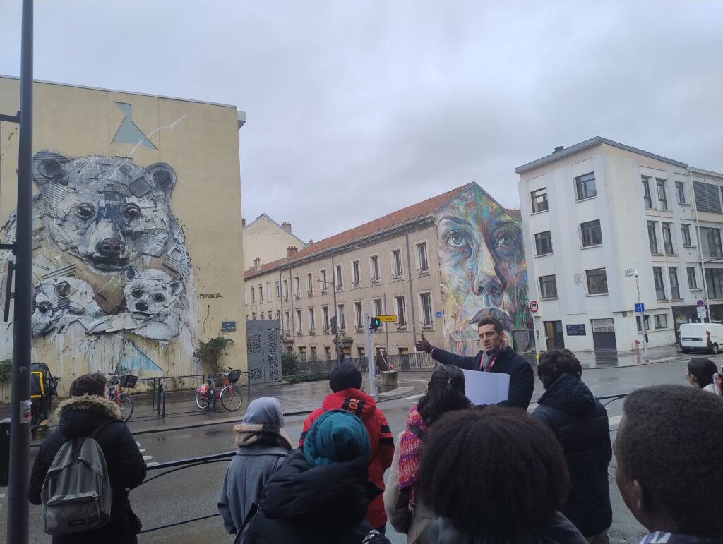 Visite Guidée Street Art à Nancy avec les stagiaires de l’E2C