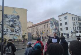 Visite Guidée Street Art à Nancy avec les stagiaires de l’E2C