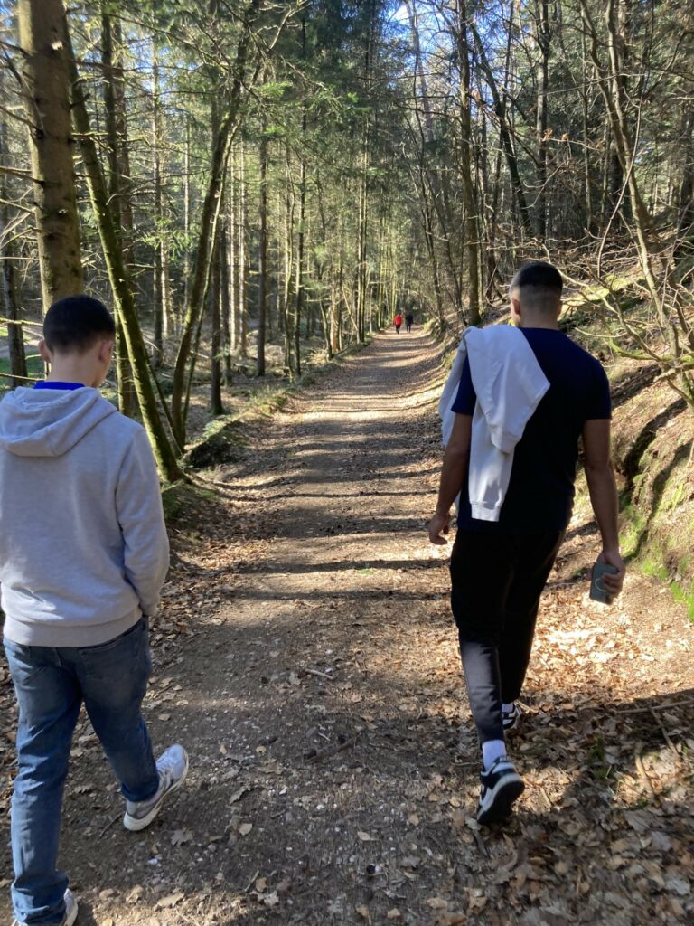 Sortie en forêt et cohésion de groupe